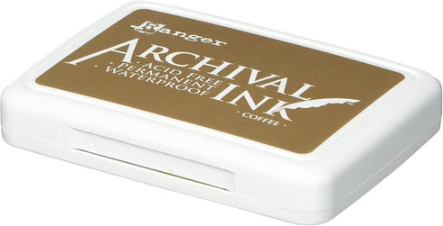 Ranger AIP31451 Ink Pad Coffee Archival Dye Permanent Waterproof, OSFA, Multicolor...