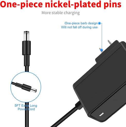 MEROM Charger for TINECO Cordless Vacuum A10 A11 iFLOOR S3 Series Cordless Stick Handheld Wet Dry Vacuum Cleaner Charger Replacement Adapter for Y...