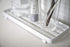 Yamazaki Home Tower bathroom trays, One Size, White...