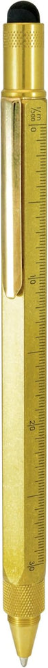 MONTEVERDE USA Tool Ballpoint Pen - Solid Brass - Luxury Case, an ideal gift for both Men and Women, thoughtful present suits business and special...