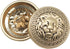 14 Pieces Lion Gold Metal Blazer Button Set 15MM 20MM for Blazers, Suits, Sport Coats, Uniform, Jackets (MBM23)...