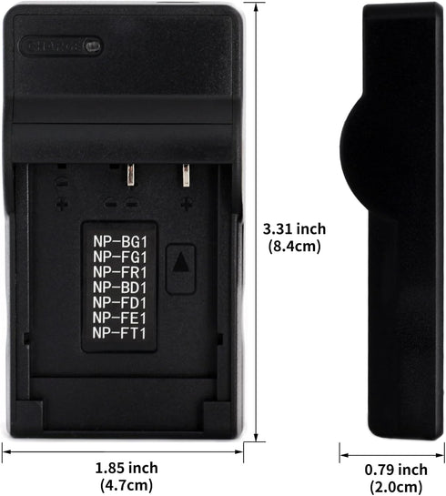 NP-FE1 USB Charger for Sony Cyber-Shot DSC-T7, Cyber-Shot DSC-T7/B, Cyber-Shot DSC-T7/S Camera and More...