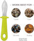 DRAGONFRUITEE Oyster Shucking Knife, Commercial Grade Clam and Shellfish tool With Ergonomic Grip And Anti-Slip Handle, Good For Home Restaurant K...