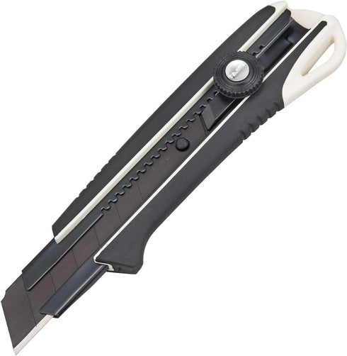 TAJIMA Utility Knife - 1" 7-Point Premium Cutter Series Snap Blade Box Cutter with Dial Lock & Razar Black Blade - DC661N...