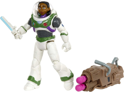 Mattel Disney and Pixar Lightyear Action Figure with Laser Strike Motion & Accessories, 5-in Scale Mission Equipped Izzy Hawthorne...