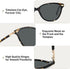 AVAWAY Cat Eye Polarized Sunglasses for Women - Stylish Acetate Frame UV400 Protection for Driving Travel Summer Outings...
