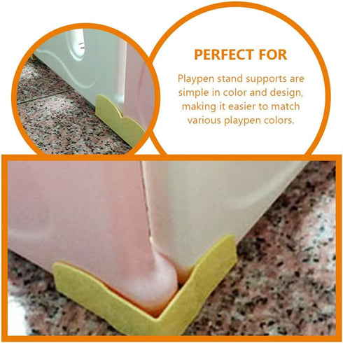 ULTECHNOVO 2pcs Children's Anti-slip Playpen Base Replacement Playpen Stabilizing Supplies Playpen Accessories Fixator Floor Accessory Playpen Fen...
