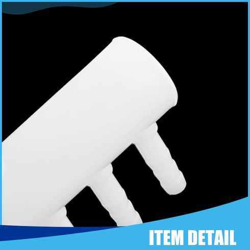 Air Control Valves, 6 Outlet Plastic Pond Pump Manifold Air Divider Valve for Aquarium Fish Tank, 0.22inch Dia (White)...