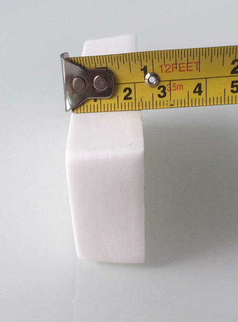OTOOLWORLD 99.3% Alumina Crucible Al2O3 Assay Crucible for Lab Laboratory (100x40x20MM)...