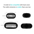 AGVEE 2 Pack 15ft Extra Long Charger for iPhone, Braided Lightning Cable, Heavy Duty Fast Charging Cord, End Tip Unbreakable for iPhone 11 Pro Max...