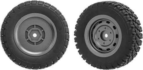 RC Off Road Tires, 2Pcs 82mm 1/16 RC Rubber Tires RC Car Spare Part for SCY 16103 1/16 RC Off Road Car...