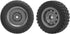 RC Off Road Tires, 2Pcs 82mm 1/16 RC Rubber Tires RC Car Spare Part for SCY 16103 1/16 RC Off Road Car...