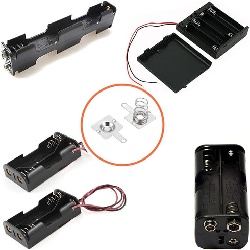 20Pairs Battery Springs AA Battery Negative to Positive Conversion Spring Contact Nickle Plated 12x12mm...