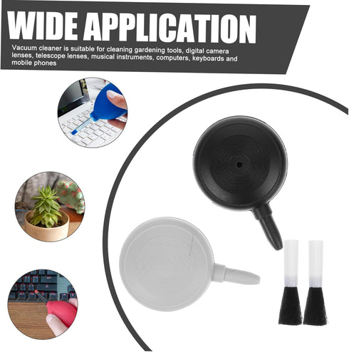 2pcs Cleaning Blower Brush Camera Air Blower Lens Camera Air Bulb Camera Lens Blower Nozzle Air Blower Small Hair Dryer Air Dust Blower and Brush ...