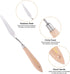 No.11 Painting Palette Knife Stainless Steel Pointy Spatula Pallet Knife with Beech Wood Handle for Oil Acrylic Paint Canvas Mixing Spreading...