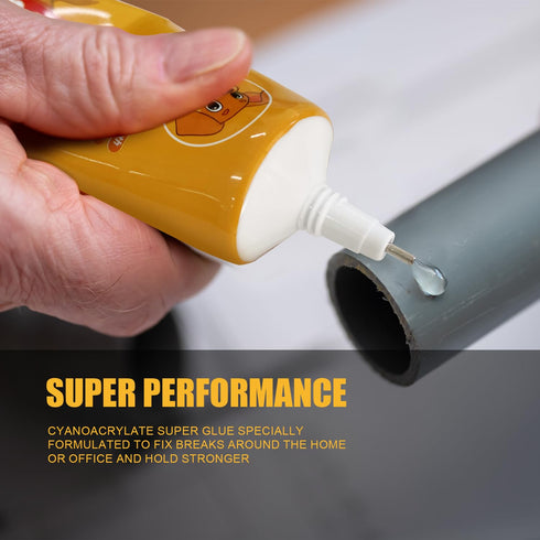 Plastic Glue, 60g Super Glue for Plastic, Plastic to Plastic Glue for Bonding Plastic and Other Materials, Super Instant Glue for Plastic, Acrylic...