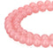 RUBYCA 1 Strand 10MM Jade Imitation Round Painted Coated Glass Beads for DIY Jewelry Making Peach...