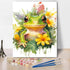 TUMOVO Paint by Numbers for Adults Beginner, Cute Frog Baby with Flowers Kids Paint by Number Adults' Paint-by-Number Kits Acrylic Paint by Number...