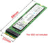 JSER 12+16pin 2014 2015 to M.2 NGFF M-Key AHCI SSD Convert Card Compatible for A1493 A1502 A1465 A1466...