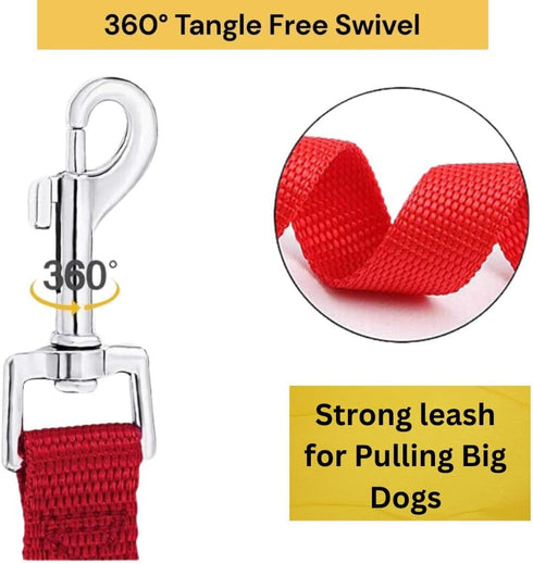 Dog Training Leash 50ft, 30ft, 20ft, and 15ft Long Leads, for Dog Training | Extra Long Line Dog Leash with Handle Great for Puppies & Dogs Traini...