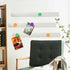 Magnetic Board Frameless Stainless Iron Strips,Magnetic Strips with Adhesive Backing Magnet Board Magnetic Bulletin Bar Board Memo Board with 10 P...