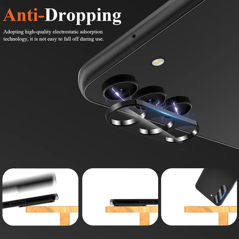 3 Pack for Samsung Galaxy S24 / S23 / S23 Plus Camera Lens Protector, 9H Tempered Glass S24/S23/S23 Plus Camera Cover, Anti Scratch, Case Friendly...