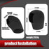 2 PCS Car Silicone Gear Shift Protector, Anti-Slip Flexible Protective Cover for Shift Knob, Waterproof Easy-Grip Shifter Cover, Universal Automat...