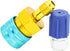 R1234YF To R134A Low Side Quick Coupler Adapter, R134a Adapter Car Air-conditioning Fitting Connector Refrigerant Can Compatible Valve Tool, R134a...