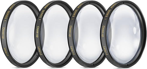 55mm Close-Up Filter Set (+1, 2, 4 and +10 Diopters) Magnification Kit for Sony Alpha a7, Alpha a7 II, Alpha a7 III Camera with 28-70mm Lens, a660...