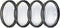 58mm Close-Up Filter Set (+1, 2, 4 and +10 Diopters) Magnification Kit for Canon Rebel T5, T6, T6i, T7i, T8i, EOS 80D, EOS 90D, EOS 77D, SL3 Camer...