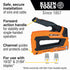 Klein Tools 450-003 Heavy Duty Staples, Made in USA, 19/32 x 11/32-Inch Insulated Staples for Romex and Other Cables, for Klein Tools Stapler No. ...