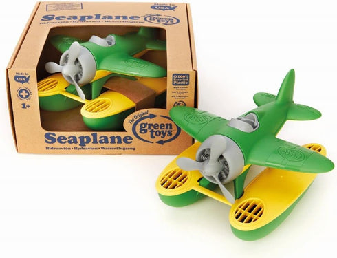 Green Toys Seaplane in Green Color - BPA Free, Phthalate Free Floatplane for Improving Pincers Grip. Toys and Games ,9 x 9.5 x 6 inches...