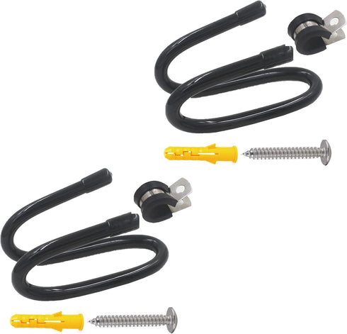 YYST Pool Tool Organizer and Holder Pool Cleaning Accessory Organizer and Holder Rack - Store Poles, Brushes, Nets, Vacuum Heads,Leaf Rakes, Skimm...