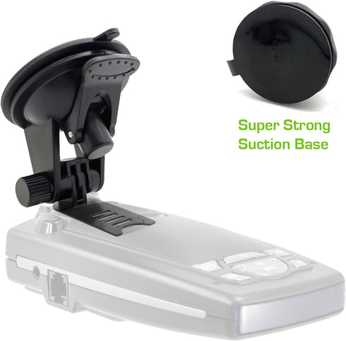 ChargerCity Enhanced Suction Windshield Suction Cup Mount for Escort Passport, Beltronics and Rocky Mountain Phantom-T Radar Detectors (Please Ver...