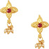 Traditional Indian Temple Gold Jewelry Necklace Set 22K with Earrings for Women & Girls (SJ_2682)...