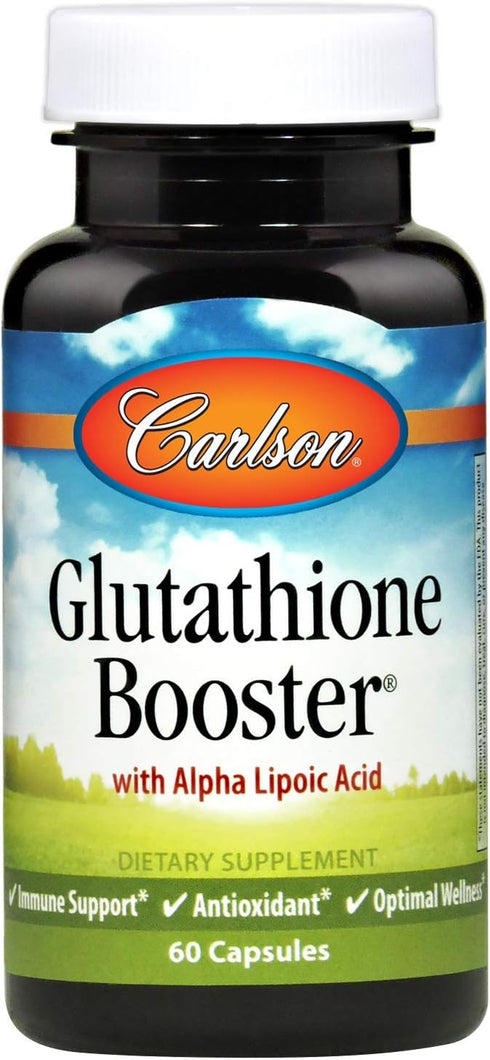 Carlson - Glutathione Booster, Alpha Lipoic Acid, Immune Support & Optimal Wellness, Antioxidant, 60 capsules...