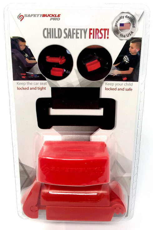 Safety Buckle Pro Seatbelt Lock and Seat Belt Clips - Keep Children in Car Seat Locked and Tight – Stop Kids with Special Needs from Unbuckle - St...