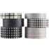 YUBX 6 Roll Washi Tape Set VSCO Decorative Tape for DIY Crafts, Journals, Planners, Scrapbooking, Wrapping (Black)...