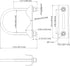 2 PCS Stainless Steel Antenna Mount Clamp U-Bolt Mounting Hardware?All nuts and gaskets are made of stainless steel?Antenna Mast Clamp V Jaw Brack...