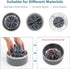 Jaoul Slow Feeder Dog Bowls Insert, Puzzle Slow Feeder with Octopus Suction Cups for Small Medium Large Size Dog Bowls (Medium(4.72 inch), Grey)...