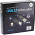 Monoprice USB 2.0 Extension Cable - USB Type-A to USB Type-B, Male to Male, Active, 28/24AWG, 49 Feet, Black...