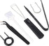 6 Pcs Keyboard Puller Set,Keyboard Remover Tools Kit Switch Puller Set Stainless Steel Keycap Remover Cleaner Tool Keycap Puller Kit with Keycap T...