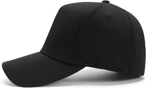 5 Panels Stretch Full Closed Baseball Caps Mens High Crown Mesh Breathable Fitted Cap Wide Brim Trucker Hats Q2425...