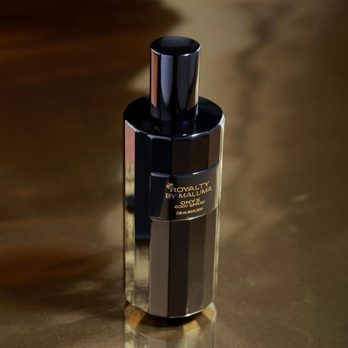 Onyx Body Spray, 8 oz - Luxurious Long-Lasting Perfume for Men - Fougere Amber Wood Fragrance - Cardamon, Pear, Bergamot Top Notes - Ideal Gift fo...