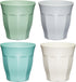 Kitchen Craft Colourworks 'Unbreakable' Melamine Tumbler Cups, 280 ml (10 fl oz) - 'Classics' Colours (Set of 4)...