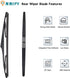 13" Rear Windshield Wiper Blade for Jeep Wrangler 2007-2018 Back Windshield Wiper Blade - Replacement for OEM 68002490AB...