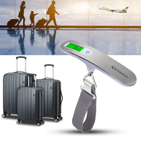 MYCARBON Digital Luggage Scale - High Precision Hanging Scale 110 lb/50KG with Backlit Display, Perfect for Travel and Home...