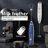 Milk Frother Handheld Foam Maker with 2 Stainless Stirring Head 3 Speed Rechargeable Electric Blender Milk Frother Wand Drink Mixer for Cappuccino...