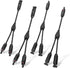 ECO-WORTHY 2 Pair Solar Connectors 30A Y Branch Parallel PV Adapter Cable Wire Plug Tool Kit for Solar Panel...