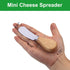 10 Pcs Cheese Spreader Knives, Mini Butter Knife Spreader with Wooden Handle, Stainless Steel Cheese Knife Set for Charcuterie Board, Sandwich, Ap...